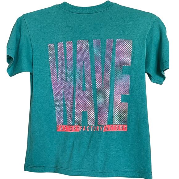 Vintage 80s Youth Tomorrow's Generation Surf Wave T Shirt - Picture 5 of 6
